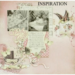 Kaisercraft und K&Company Chipboards Designs: Baby girl