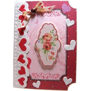 Joy!Crafts / Jeanine´s Art, Hobby Solutions Dies /  Plantilla de corte y relieve: borde con corazones