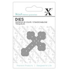 Docrafts / X-Cut Snij- en embossing Sjablonen: kruis, formaat 7 x 5 cm