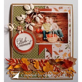 Joy!Crafts / Jeanine´s Art, Hobby Solutions Dies /  Cutting and embossing Template: Raspberry leaf