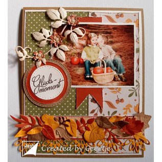 Joy!Crafts / Jeanine´s Art, Hobby Solutions Dies /  Cutting and embossing Template: Raspberry leaf
