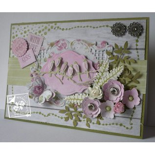 Joy!Crafts / Jeanine´s Art, Hobby Solutions Dies /  Punching og preging mal Joy Crafts, blader