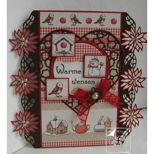 Joy!Crafts / Jeanine´s Art, Hobby Solutions Dies /  Plantilla de corte y estampado: corazones