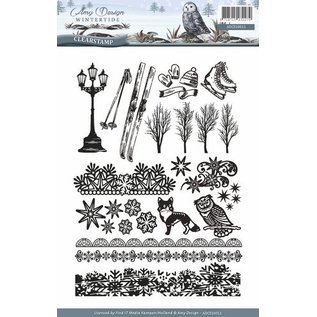 AMY DESIGN AMY DESIGN, Transparant stempel: de natuur, met 24 prachtige stempels