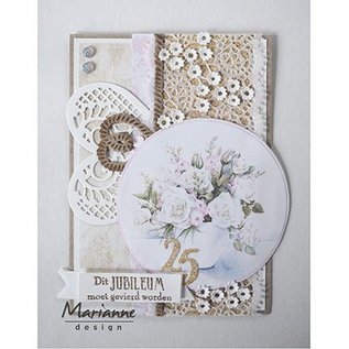 Marianne Design skjære og pregmal: filigree blonder grense