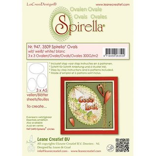 Leane Creatief - Lea'bilities und By Lene Book with 12 Ovale, 4 sizes, instructions and 6 patterns