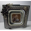Nellie Snellen Stanzschablonen: Zierrahmen, Multi Frame "revolving square" 10,6 x 10,6 cm - noch 1 vorrätig