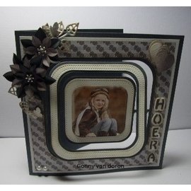 Nellie Snellen Snij en embossing Mall: Multi Frame "revolving square" 10,6 x 10,6 cm - 1 nog beschikbaar