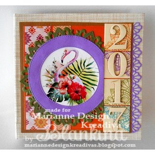 Marianne Design cutting and embossing template: Elegant Numbers