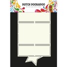 Dutch DooBaDoo A4 Plastik Schablone: Card Art Stern
