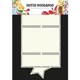 Dutch DooBaDoo A4 plastik maske: Card Art stjerne