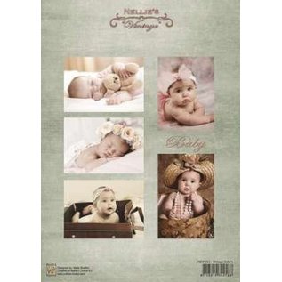 Nellie Snellen Foglio A4 taglio vintage "Baby"