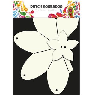 Dutch DooBaDoo A4 plastik maske: korttype, jordbær Set
