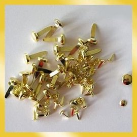 BASTELZUBEHÖR, WERKZEUG UND AUFBEWAHRUNG Brads 3 mm guld (40pcs)