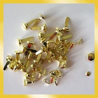 BASTELZUBEHÖR, WERKZEUG UND AUFBEWAHRUNG Clavitos 3 mm de oro (40pcs)