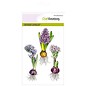 Craftemotions Clear / Transparent stempel, A6, Hyacinth