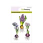 Craftemotions Klar / Gennemsigtig stempel, A6, hyacint
