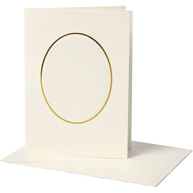 10 passepartout cards incl. Envelopes, 220g.