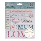 Docrafts / Papermania / Urban Rubber Stempel, Vintage Notes
