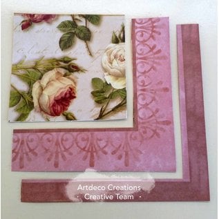 Couture Creations beautiful set of papers, 24 sheets, 12 x 12 inches (See our product video)