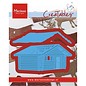 Marianne Design cutting and embossing template: Tiny's Log cabin