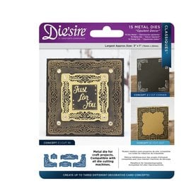 Die'sire Cutting and embossing stencils: Classiques Corner, Opulent Decor