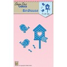 Nellie Snellen Snij en embossing mall: Birdhouse