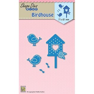 Nellie Snellen Stanzschablone: Birdhouse