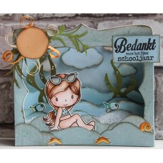 Marianne Design plantilla de perforación: CR1374, Tarjeta de la caja