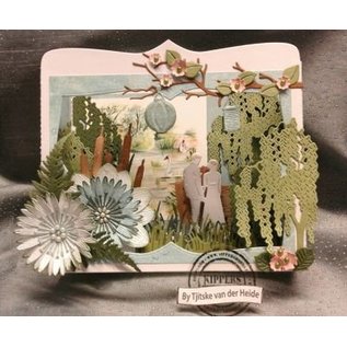 Marianne Design Punching template: CR1374, Box Card