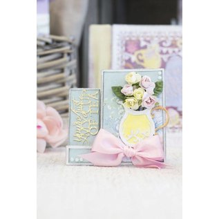 Crafter's Companion Cutting and embossing template: Vintage Tea Party