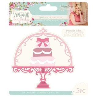 Crafter's Companion Cutting and embossing template: Vintage Tea Party, Sweet