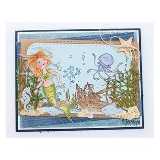 Marianne Design Transparent Stamp: Hetty sin Mermaid