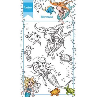 Marianne Design Stamp trasparente: di Hetty Mermaid