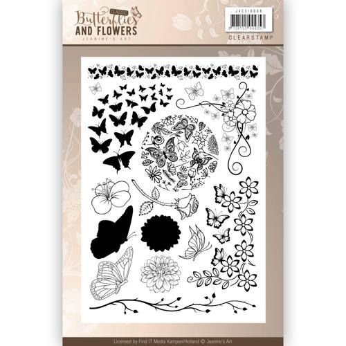 Joy!Crafts / Jeanine´s Art, Hobby Solutions Dies / Transparant Stempel: Classic Vlinders en Bloemen Joy!Crafts / Jeanine´s Art, Hobby Solutions Dies / Transparant Stempel: Classic Vlinders en Bloemen