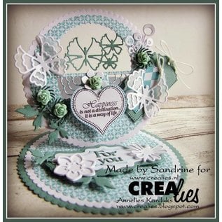 Craftemotions cutting and embossing template: 3 butterflies