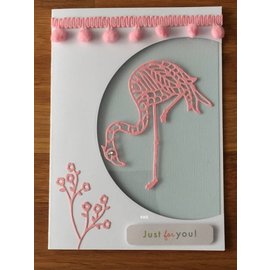 Docrafts / X-Cut cutting and embossing template: 2 Flamingo