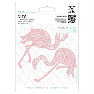 Docrafts / X-Cut plantilla de corte y estampado: 2 Flamingo