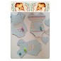 BASTELSETS / CRAFT KITS Komplett kort sett for 6 babyen kort + konvolutter