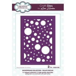 CREATIVE EXPRESSIONS und COUTURE CREATIONS CREATIVE EXPRESSIONS, cutting and embossing template: Background Collection Solar Circles