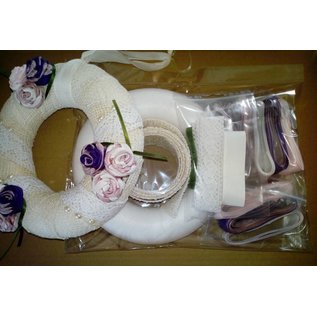 BASTELSETS / CRAFT KITS Compleet knutselpakket voor 1 prachtige rozenkrans