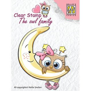 Nellie Snellen Nellie Snellen, Transparent Stempel: The owl family