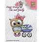 Nellie Snellen Nellie Snellen, Transparent Stempel: The owl family