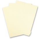 Karten und Scrapbooking Papier, Papier blöcke Cardboard A4, satined on both sides, 240gr. / sqm, 5 sheets, ivory