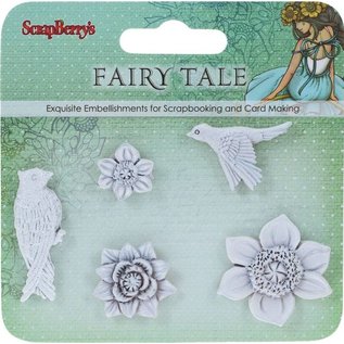 Set Polymer Items Fairy Tale Birds