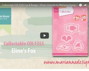 Video: Marianne Design, punching mal samle COL1355, Fox