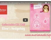 Marianne Design, punching mal samle COL1368, piggsvin