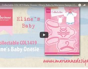 Video Marianne Design, Collectable COL1419, Baby Clothes