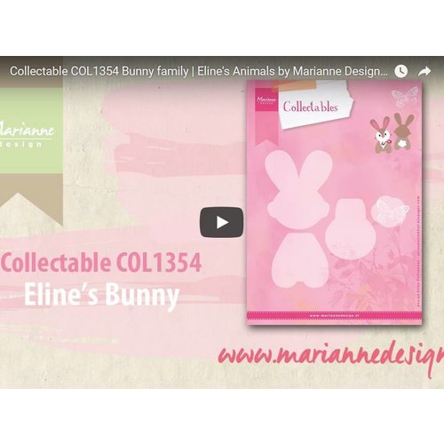Video Marianne Design, inbaar COL1354 konijntje