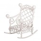 Embellishments / Verzierungen Deco mini rocking chair, 2,5x4,5x4,5cm, white